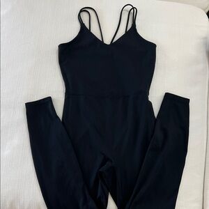 all in motion Black Strappy Jumpsuit